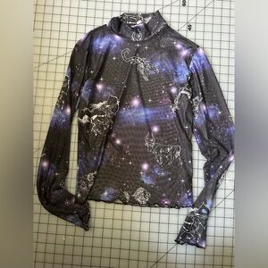 Dolls Kill Horoscopez Mesh Long Sleeve